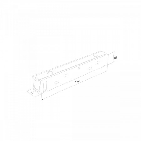 фото Slim Magnetic Прямой коннектор белый 95135/00