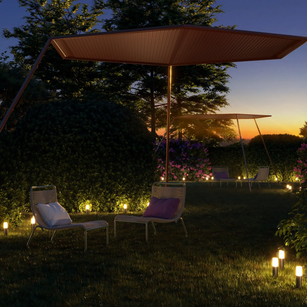 фото Ландшафтный светильник Maytoni Outdoor Talpa O416FL-L3B3K, черный