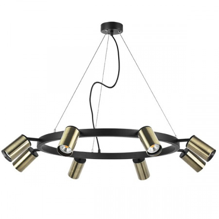 фото Люстра подвесная Rullo, черный Lightstar LR018318
