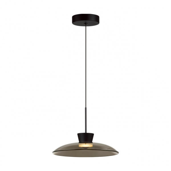 фото Черный/дымчатый/металл/стекло Подвес LED 9W 3000К SAUCER L-VISION, арт. 5055/9L