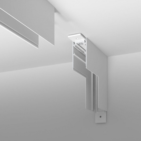 фото Slim Magnetic Коннектор угловой внутренний для накладного шинопровода белый 85091/11