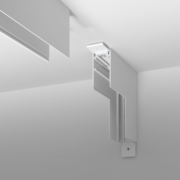 фото Slim Magnetic Коннектор угловой внутренний для накладного шинопровода белый 85091/11