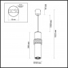 фото Черный/золотой Подвес GU10 5W 220V AFRA L-VISION, арт. 4738/5L