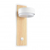 Металл, белый/дерево Бра GX53 LED 1*7W 220V LELAND COMFI, арт. 8263/1W