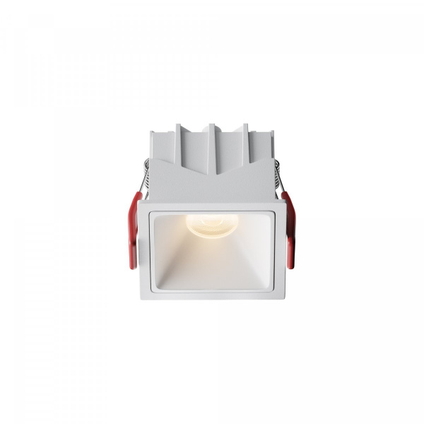 Встраиваемый светильник Maytoni Technical Alfa LED DL043-01-10W3K-SQ-W-1, белый