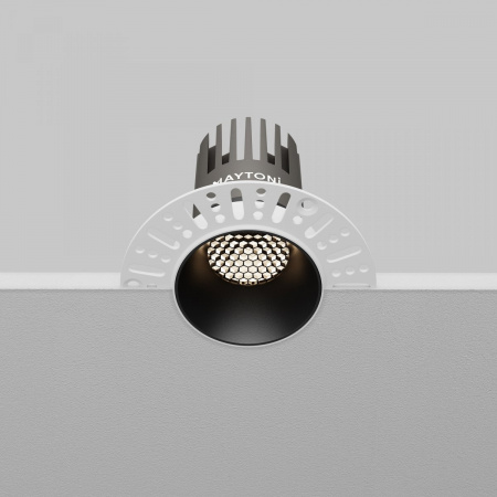 фото Встраиваемый светильник Maytoni Technical Dip DL124-10W-4K-TRS-B, черный