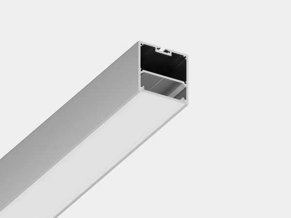Подвесной/накладной алюминиевый профиль SWG Design LED LS 5050, 2500 мм, анодированный, LS.5050-R