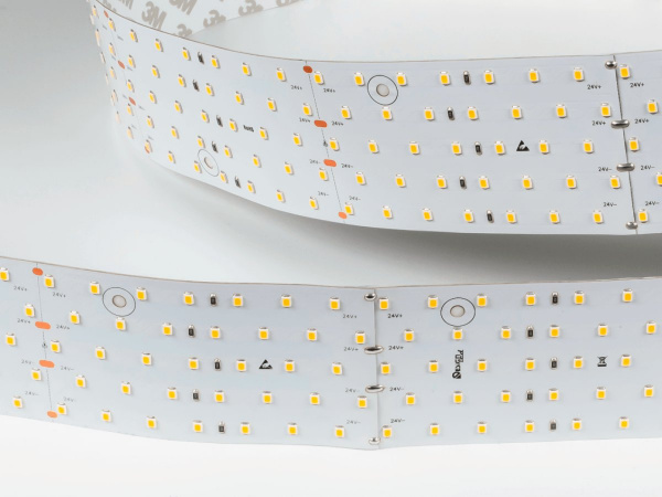 фото Лента светодиодная SWG 5x DSG 2835 WW 350L-V24-IP33, 3000 K, 875 LED, 31W/m, 2500*58*2 mm, LUX, катушка 2.5 м