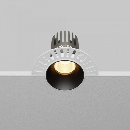 фото Встраиваемый светильник Maytoni Technical Dip DL119-10W-2.7K-TRS-B, черный