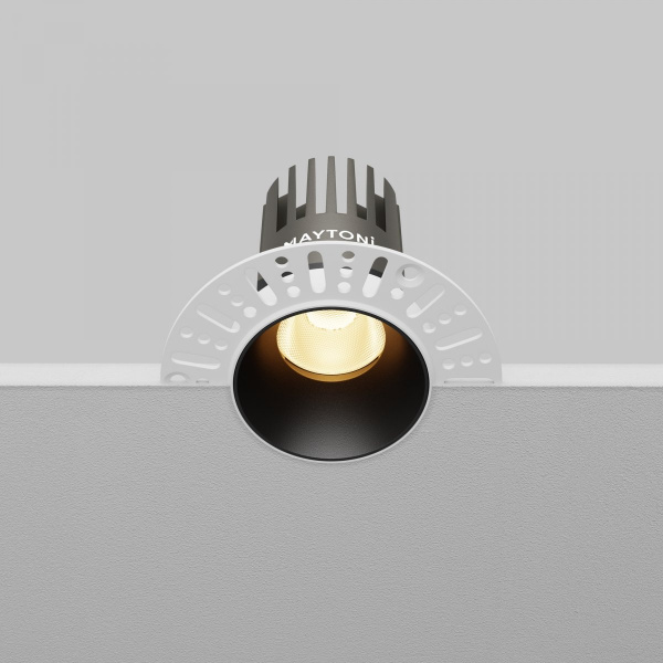 фото Встраиваемый светильник Maytoni Technical Dip DL119-10W-2.7K-TRS-B, черный