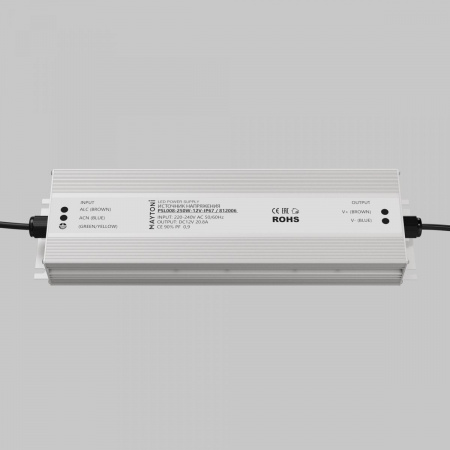 фото Источник напряжения PSL008 12В 250Вт IP67 Maytoni 812006, серебро