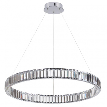 фото Хром/прозрачный металл/хрусталь Люстра LED 45W 4000K 5350Лм VEKIA L-VISION, арт. 4930/45L