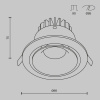фото Встраиваемый светильник Maytoni Technical Yin DL031-L12W3K-D-B, черный