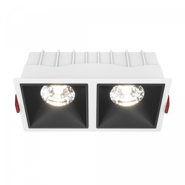 Встраиваемый светильник Maytoni Technical Alfa LED DL043-02-15W4K-D-SQ-WB, белый