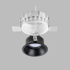 фото Комплект из светильника и рамки DOMINO ROUND MR16 ЧЁРНЫЙ Domino, черный Lightstar G214607