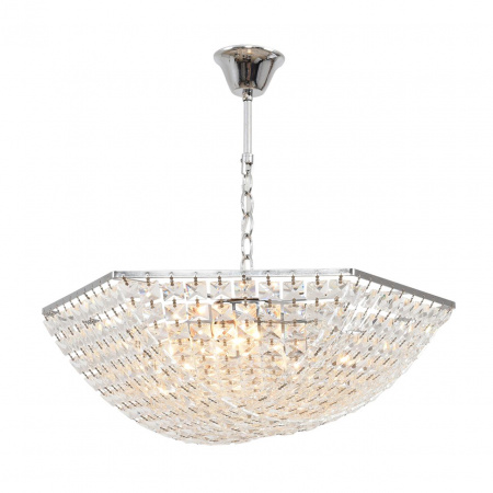 фото Хром/прозрачный, металл/хрусталь Люстра подвесная E27 5*60W 220V AMALIA NEOCLASSI, арт. 8377/5