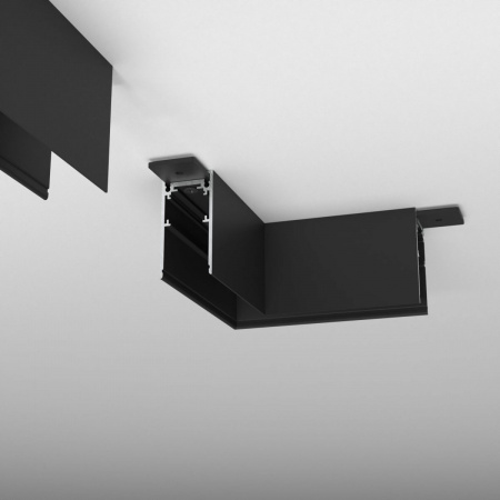фото Slim Magnetic Коннектор угловой для накладного шинопровода черный 85090/11