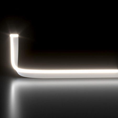 фото Светодиодный гибкий неон 24 В 10 Вт/м 120 Led/м 2835 IP65, дневной белый 4200K, 5м 24V 10W 120Led