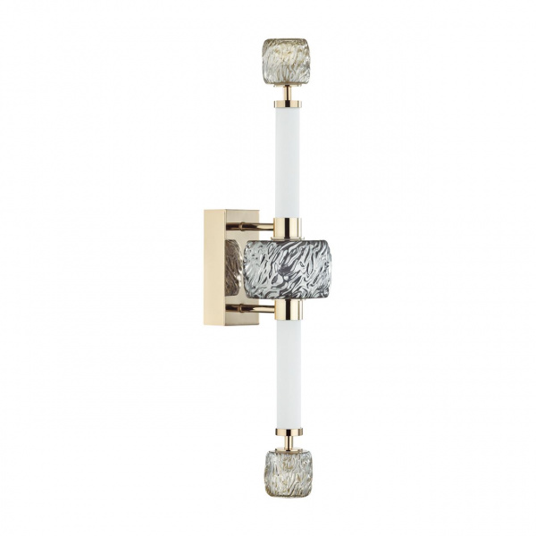 Золотой/белый/дымчатый/коньячный/металл/стекло/акрил Бра LED 28W 3000K KLIFF L-VISION, арт. 5426/28WL
