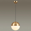 фото Античн.бронза/металл/белый/стекло Подвес E27 1*40W PINGA PENDANT, арт. 4960/1A