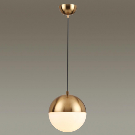 фото Античн.бронза/металл/белый/стекло Подвес E27 1*40W PINGA PENDANT, арт. 4960/1A