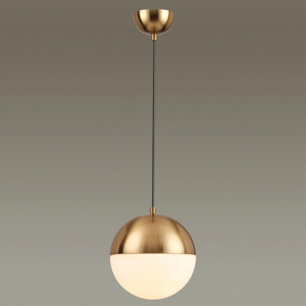 фото Античн.бронза/металл/белый/стекло Подвес E27 1*40W PINGA PENDANT, арт. 4960/1A