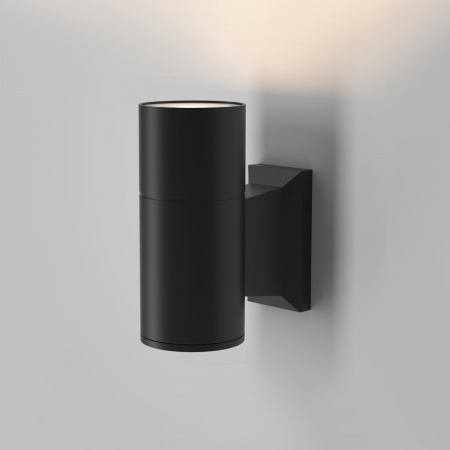 фото Уличный настенный светильник Maytoni Outdoor Bowery O574WL-01B, черный