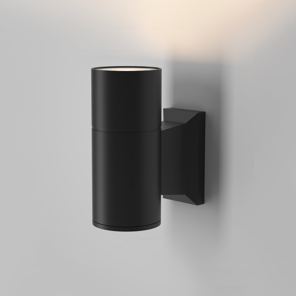 фото Уличный настенный светильник Maytoni Outdoor Bowery O574WL-01B, черный