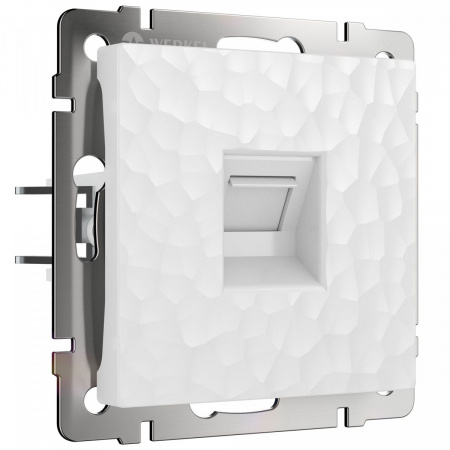 фото Розетка Ethernet RJ-45 (Hammer белый) W1281001