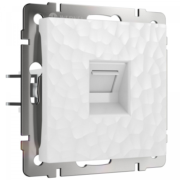фото Розетка Ethernet RJ-45 (Hammer белый) W1281001