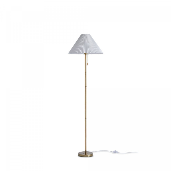 фото Торшер Freya Kinsley FR5533FL-01BS, латунь