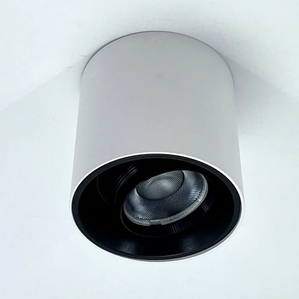 Свет-к LED COB повор.(WC1415)15W 4000К IP20 36° d90*90mm, бело-че WO