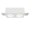 Встраиваемый светильник Maytoni Technical Gyps Modern DL123-GU10-02-W, белый