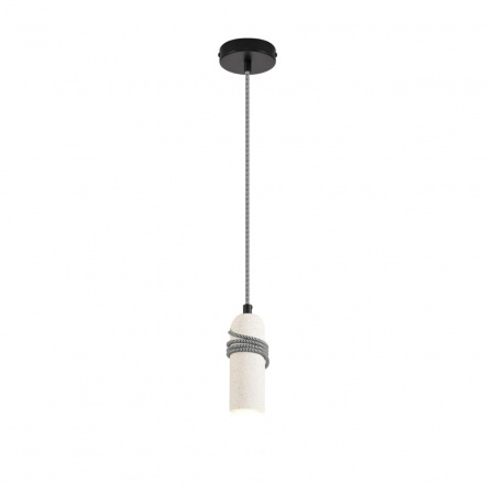 фото Черный/белый, металл/бетон Подвес E27 LED 10W 220V TESLA ECO, арт. 8363/1A