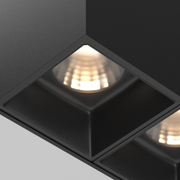 фото Потолочный светильник Maytoni Technical Alfa LED C065CL-02-L12W3K-B, черный