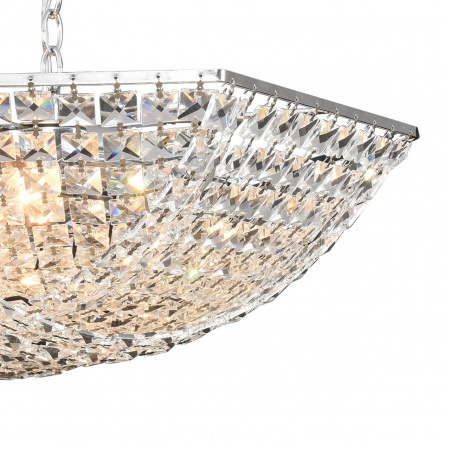 фото Хром/прозрачный, металл/хрусталь Люстра подвесная E27 5*60W 220V AMALIA NEOCLASSI, арт. 8377/5