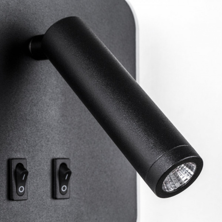 фото Бра Muro LED, черный Lightstar 808667