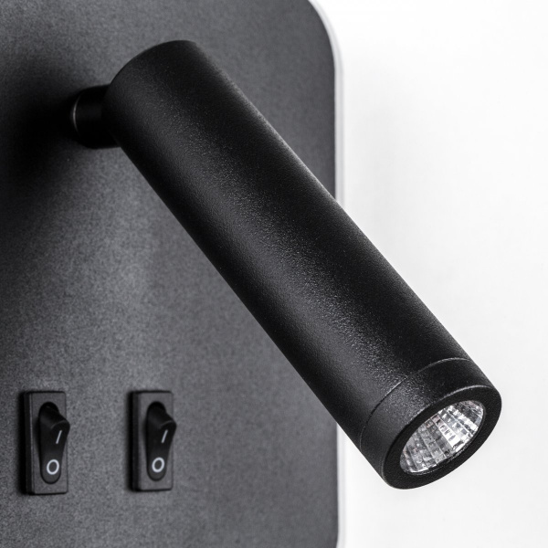фото Бра Muro LED, черный Lightstar 808667