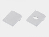 Заглушки белые SWG LS-12-WH-ECS, для профиля LS-12-WH, (комплект 2 шт)