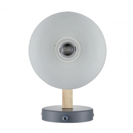 фото Серый/серый металл, дерево/металл Бра Е27 1*60W 220V COLANGE MODERNI, арт. 8096/1W