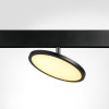 фото Светильник трековый поворотный 48V 12W 3000K 180° черный Uno, черный матовый Lightstar 209737