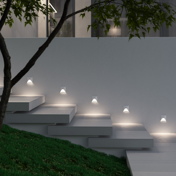 Подсветка для лестниц с датчиком движения 40158/LED, белый, 4000K