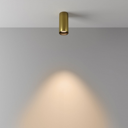 фото Потолочный светильник Maytoni Technical FOCUS LED C056CL-L12W3K-W-BS, латунь