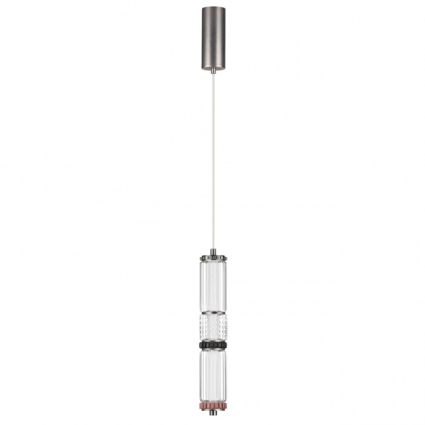Темный сатин.никель/терракот/черный Подвес LED 12W 4000K COLLIER L-VISION, арт. 5456/12L