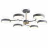 фото Серый, дерево Люстра потолочная LED 108W 3000/4000/6000К 220V BRAD LEDIO, арт. 5651/99CL