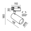 фото Трековый светильник Maytoni Technical Vuoro TR029-3-10W3K-S-W, белый
