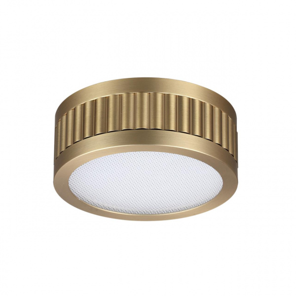 Потолочный св-к металл/под латунь IP20 7W CRI>90 3000K 220V MANCHESTER HIGHTECH, арт. 7013/7CL