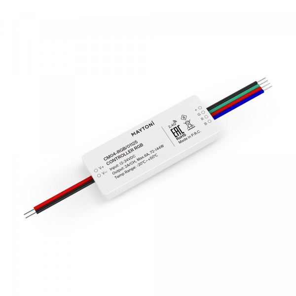 Контроллер для светодиодной ленты RGB 72Вт/144Вт Maytoni 01125, белый