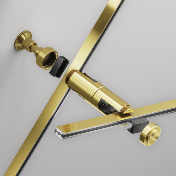 фото Крепление настенное Wall двойное Flarity латунь Maytoni Technical TRA155CW-D1-BS