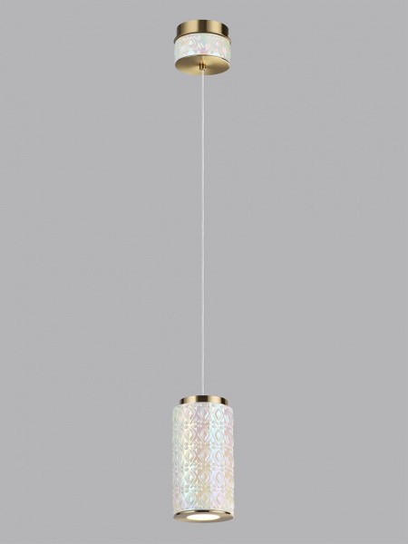фото Светлая бронза/жемчужный/металл/керамика/акрил Подвес LED 5W 3000K LULU L-VISION, арт. 5454/5L